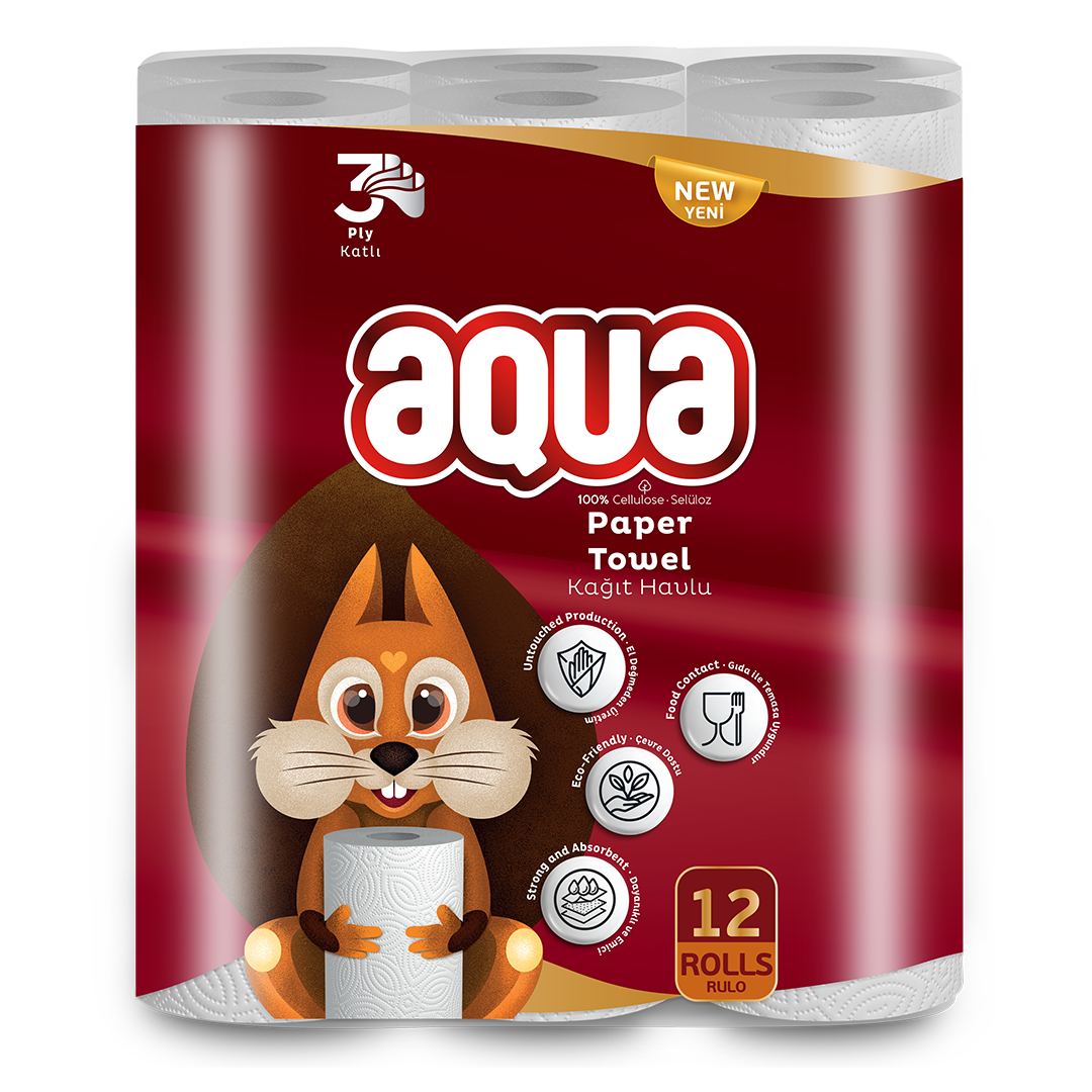 aqua 12 paper towel
