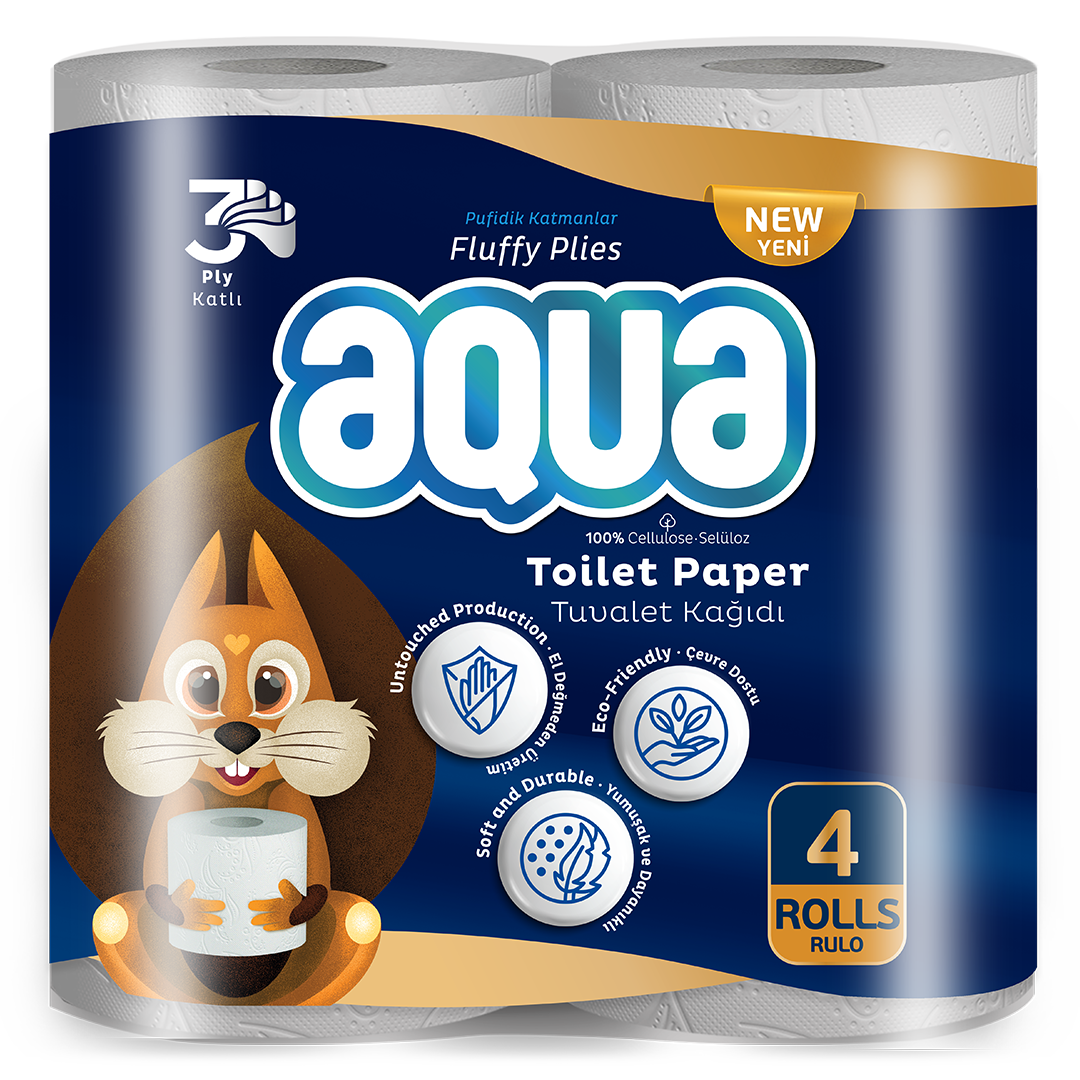aqua 4lü tuvalet kağıdı