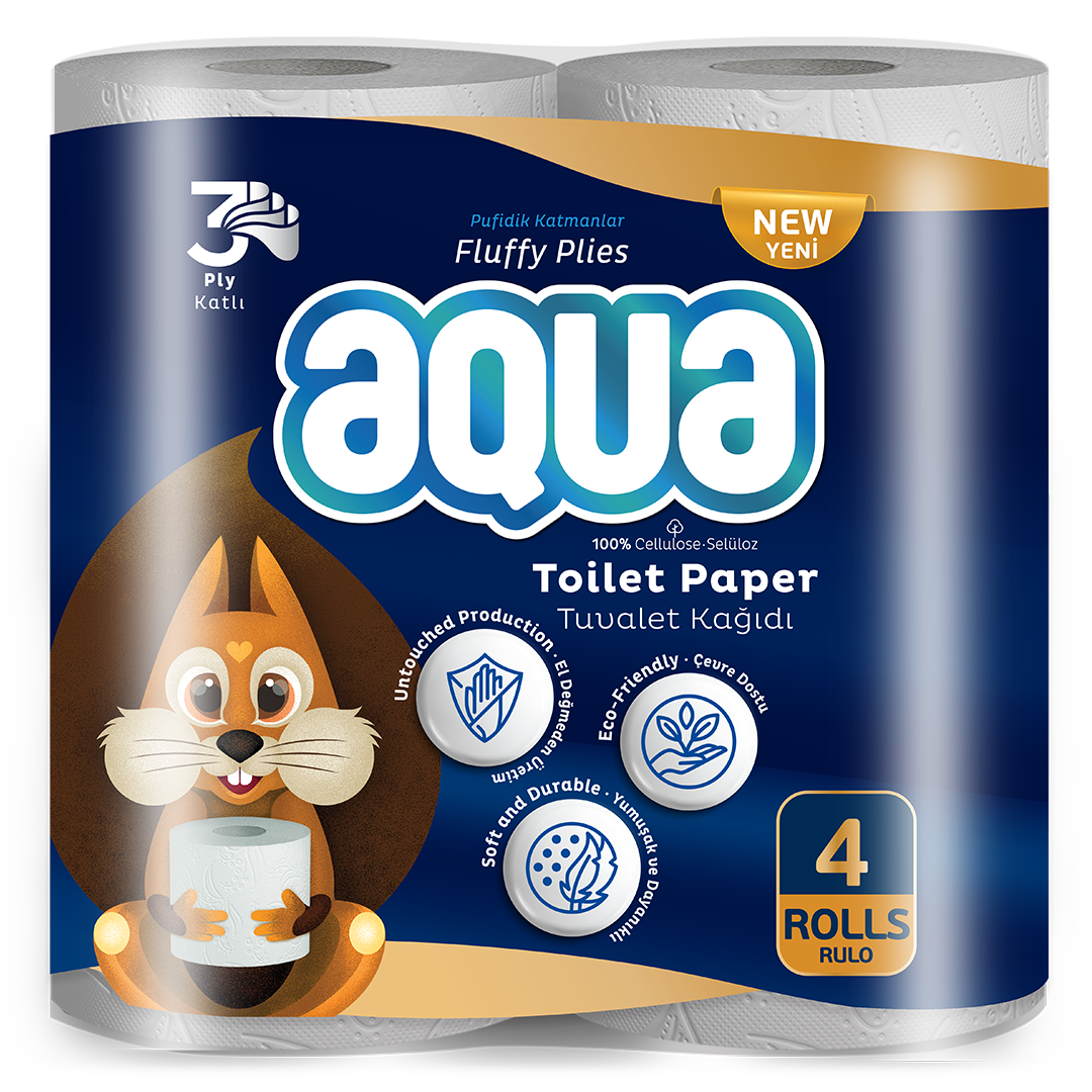 aqua 4 toilet paper