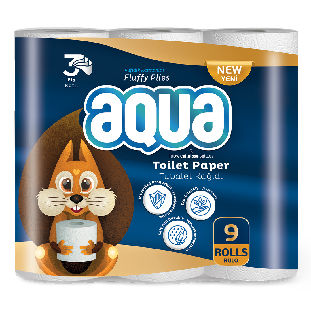 aqua 9lu tuvalet kağıdı