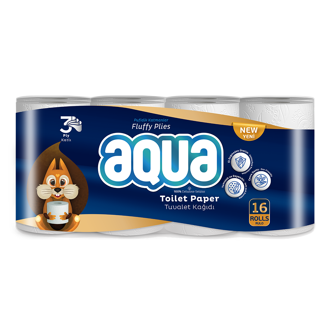 aqua 12li tuvalet kağıdı