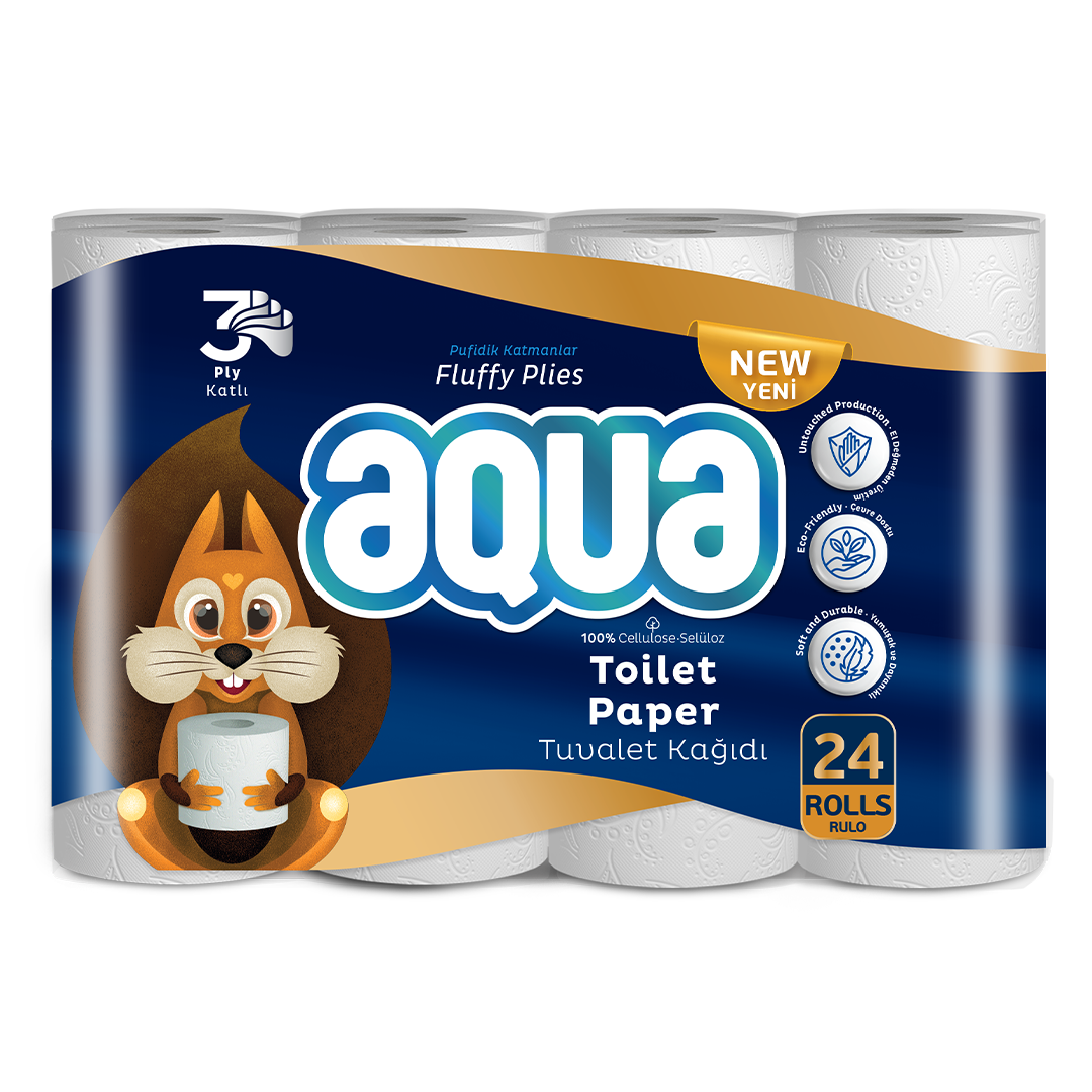 aqua 4lü tuvalet kağıdı