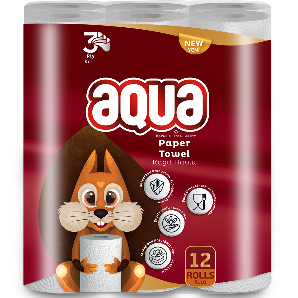 aqua 12 paper towel