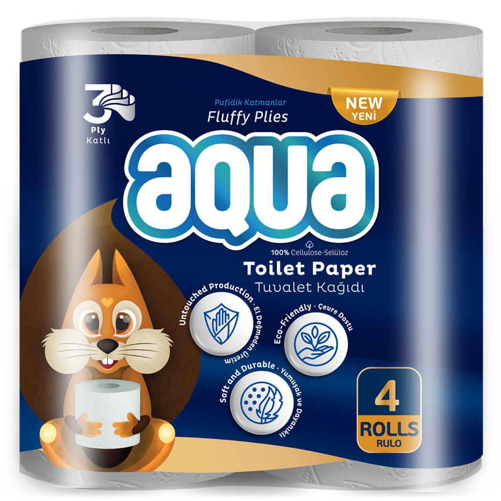aqua 4 toilet paper