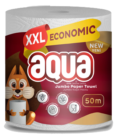 aqua 50m paper towel