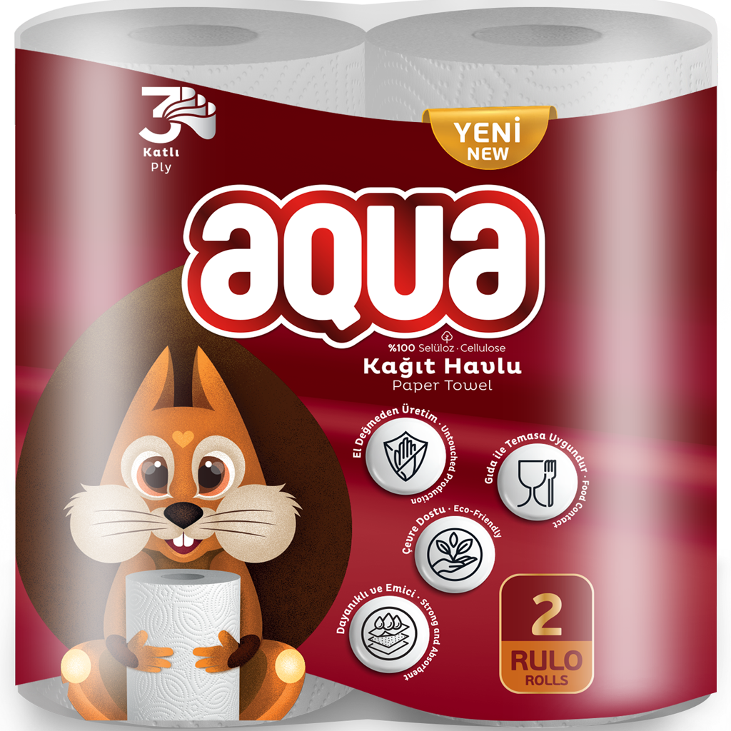 aqua 2li Kat Havlu