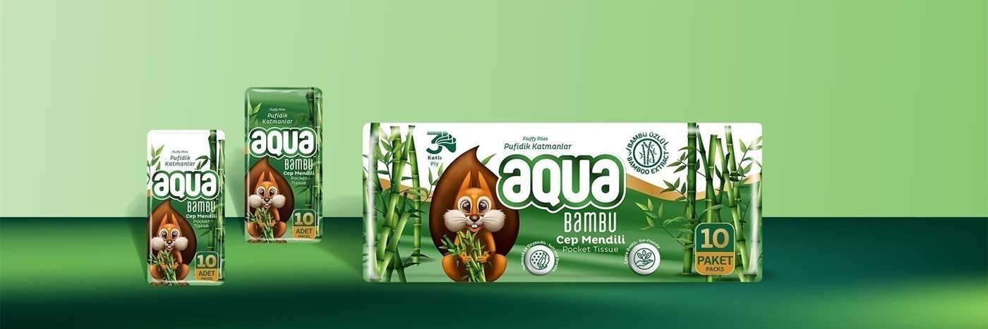 AQUA Bambu Cep Mendili